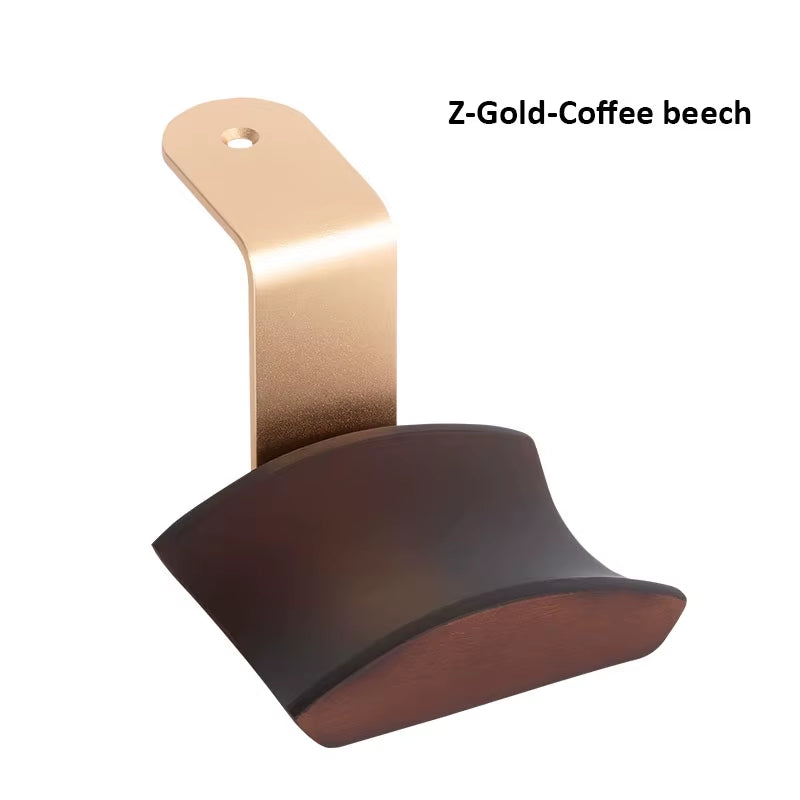 Wooden Headphones Stand Holder Aluminum Alloy Desk Lock Clip Headphone Bracket Easy Install Headset Display Hanger